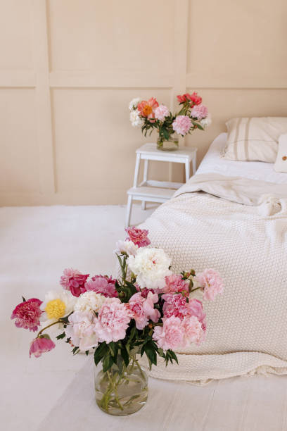 istock Bouquet of flowers in home interior 1425255445