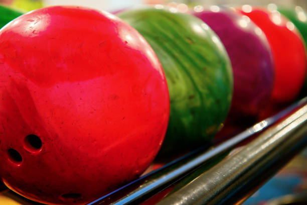 istock Bowling. Bowling balls. Bowling alley. Vivid colors 1425256085