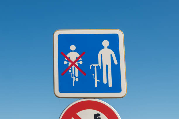 Obligation sign to get off your bike