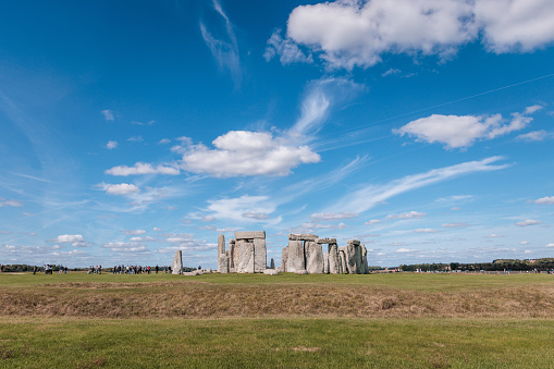 The wonderful famous historical landmark, the Stonehenge, United Kingdom, daytime