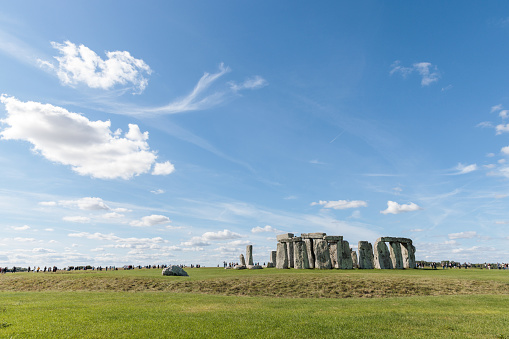 The wonderful famous historical landmark, the Stonehenge, United Kingdom, daytime