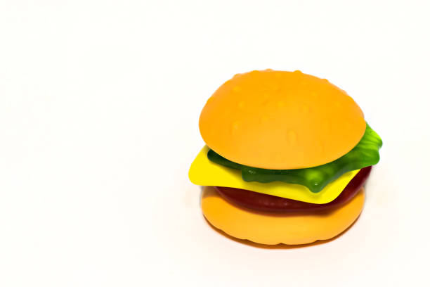 istock Jelly hamburger on a white background. isolated 1425286105