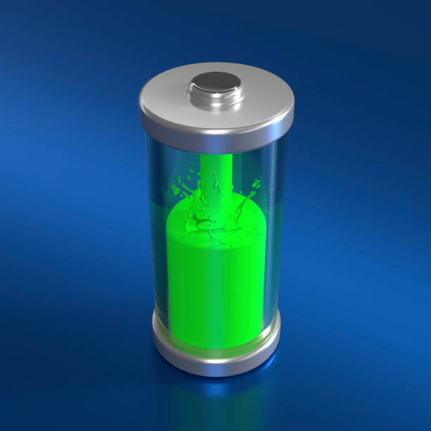 istock Battery of the future technology, energy storage 3d visualization 3d illustration 1425288593