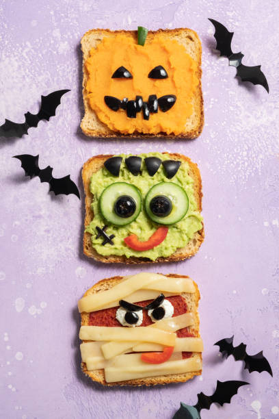 Fun Halloween monster toasts