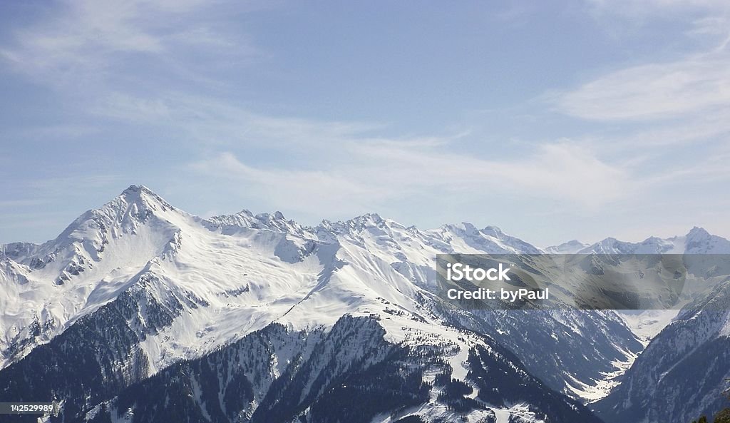 Panoramic view of the Alps Panoramic view of the Alps in austria Lower Austria Stock Photo