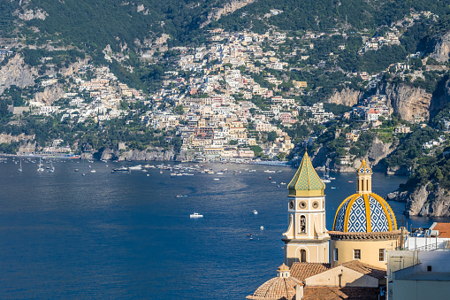 Panoramic view of Monaco marina