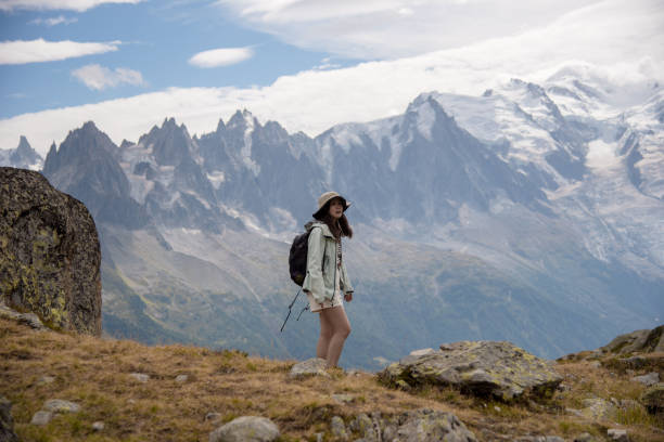 istock Woman hiker at Chamonix-Mont-Blanc. 1425302434