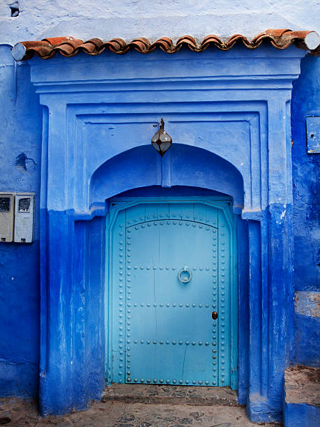 istock Blue Door in Morocco 142530827