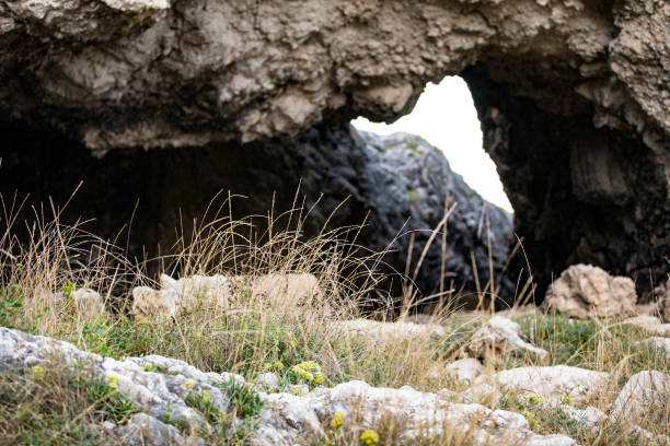 Cave Entrance on a Beach in Sile, near Istanbul.