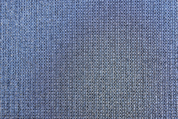 Close-up blue fabric detail