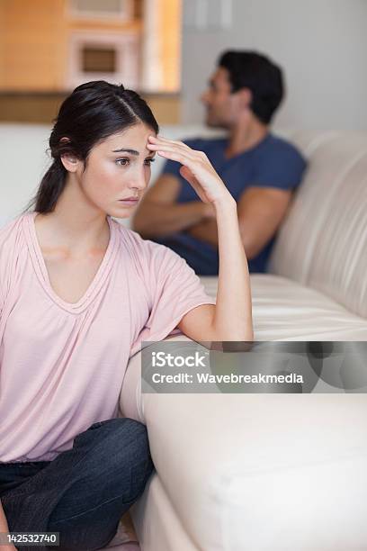 Portrait Of A Young Couple After An Argument Stock Photo - Download Image Now - 25-29 Years, 30-34 Years, Adult