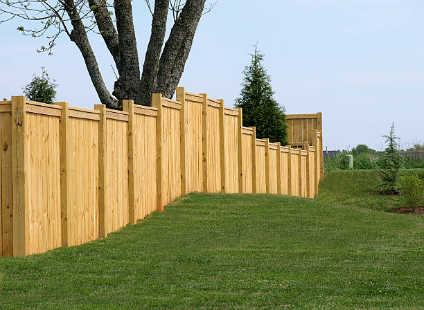 istock Top Rail Property Fence 142533861