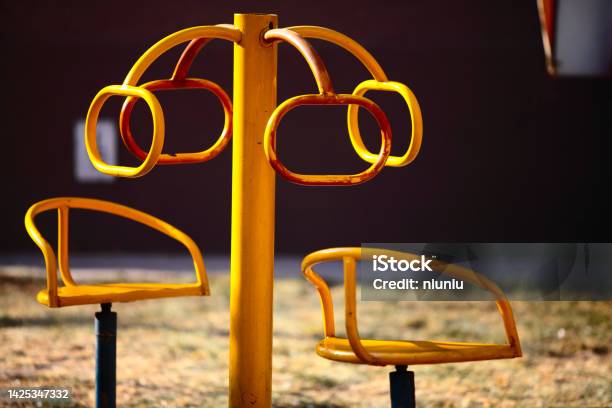 Outdoor Fitness Equipment Stock Photo - Download Image Now - Active Lifestyle, Adventure, Anaerobic Exercise
