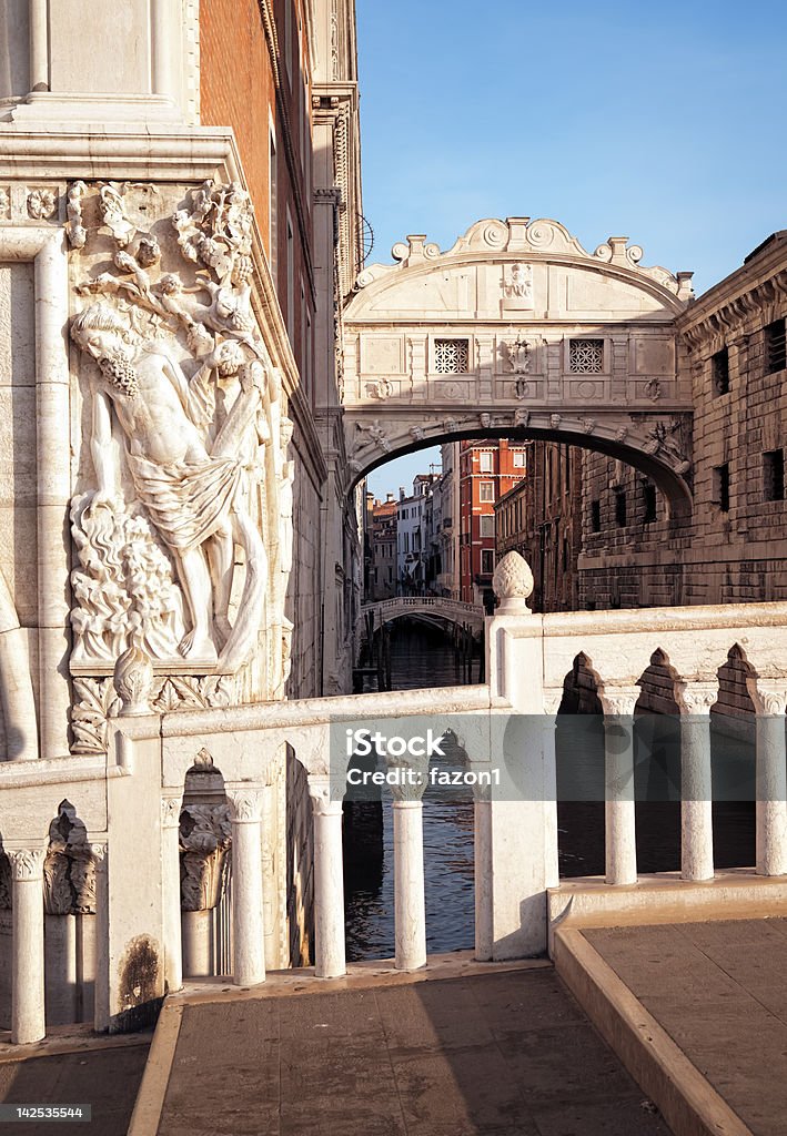 Ponte dos Suspiros, em Veneza-Itália - Foto de stock de Arquitetura royalty-free
