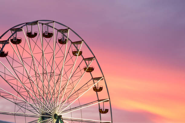 istock Ferris wheel at the sunset 1425367370