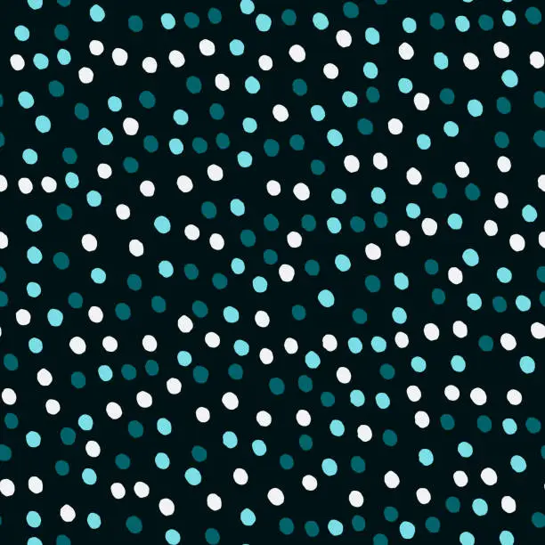 Vector illustration of Seamless dotted pattern for surface design and other design projects