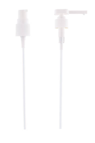 istock Pump with white cap for cosmetic beauty bottle isolated on white background. 1425371434