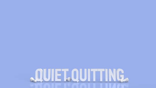 istock The white text quiet quitting and chess for business concept 3d rendering 1425375877