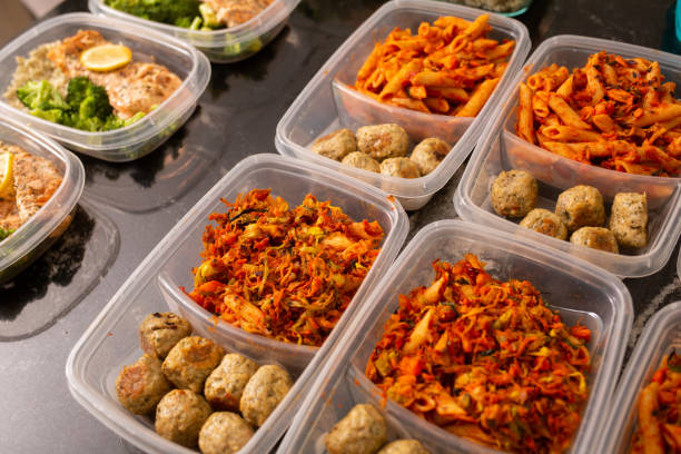 istock Chicken Meat Ball Meal Prep 1425398354