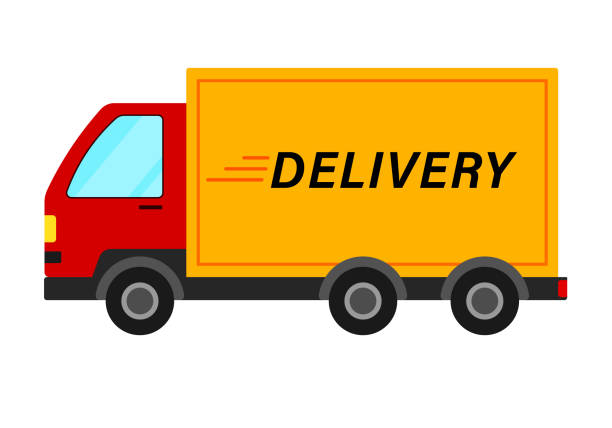 istock Delivery Truck Icon Clipart in Animated Caartoon Vector Illustration 1425404279