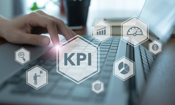 istock KPI concept. Key Performance Indicator using business intelligence metrics to measure achievement versus planned target. Working on  computer with