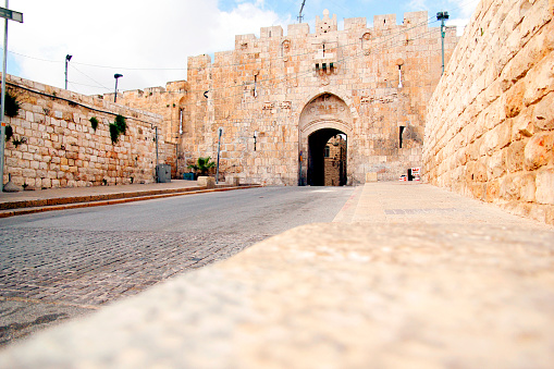 A gateway entrance to the Old City, Jerusalem