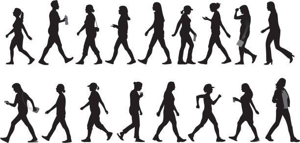 silhouette-people-walking