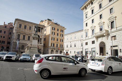 Historic city center of Lecce in Puglia, Italy