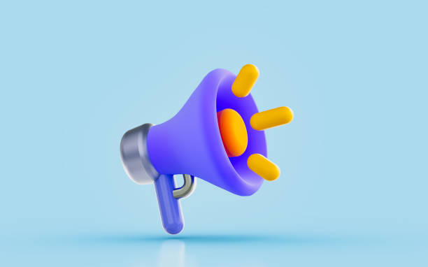 istock megaphone sign 3d render concept for live broadcasting announcement 1425434610