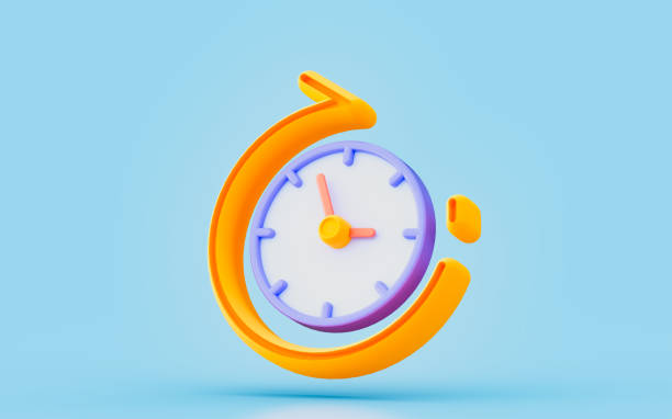 istock clock rotation sign 3d render concept for Elapsed time history 1425434824