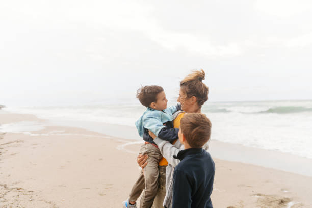 istock Enjoying stormy weather by the ocean 1425436674
