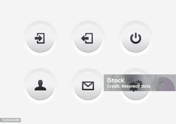 Button Understood In App Website App Ui Buttons Stock Illustration - Download Image Now - Arrow ...