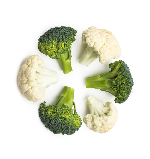 Broccoli Broccoli isolated on white background brokoli stock pictures, royalty-free photos & images