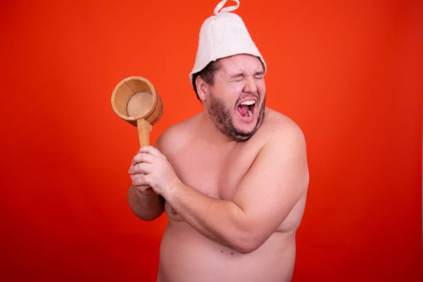 Funny Fat Man In The Shower Stock Photos, Pictures & Royalty-Free Images -  iStock