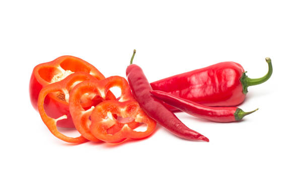 istock Chili and bulgarina pepper isolated 1425450939