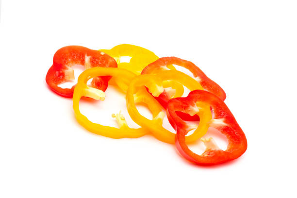 istock Sweet red sliced pepper isolated 1425450962