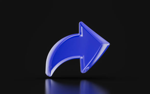 istock redo arrow sign glass morphism on dark background 3d render concept 1425457505