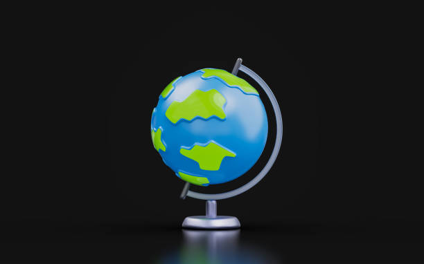 istock planet earth sign on dark background 3d render concept for geographical 1425457563