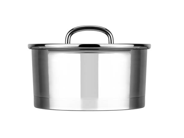 istock Stainless steel cooking pot 1425459906
