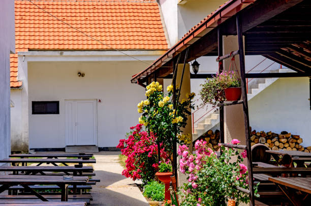 istock Summer cafe in the countryside 1425468338