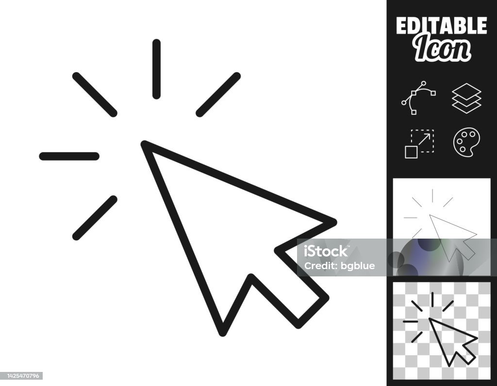 Clic. Icona per il design. Facilmente modificabile - arte vettoriale royalty-free di Mouse Clic. Icona per il design. Facilmente modificabile - arte vettoriale royalty-free di Mouse