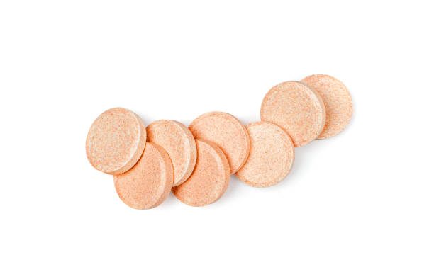 istock Effervescent Tablets, Fizzy Vitamine Supplement Isolated 1425479622