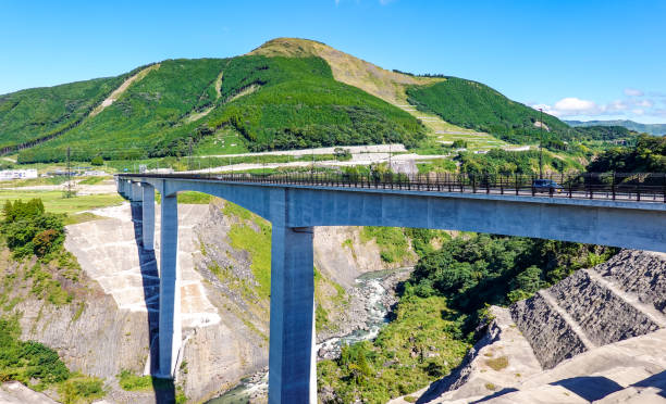 istock Shin-Aso Ohashi Bridge (Kumamoto Prefecture) where restoration work from the Kumamoto Earthquake was completed 1425484095