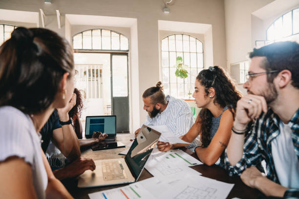 istock Group of people are working together on a project 1425491747