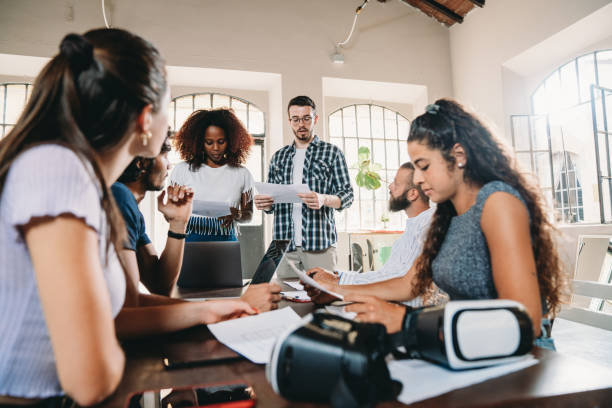 istock Group of people are working together on a project 1425491755