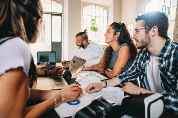 istock Group of people are working together on a project 1425491757