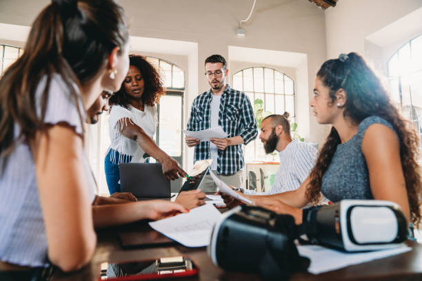 istock Group of people are working together on a project 1425491765