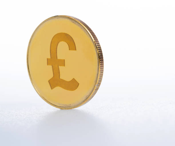 istock Gold coin with pound symbol 1425510665