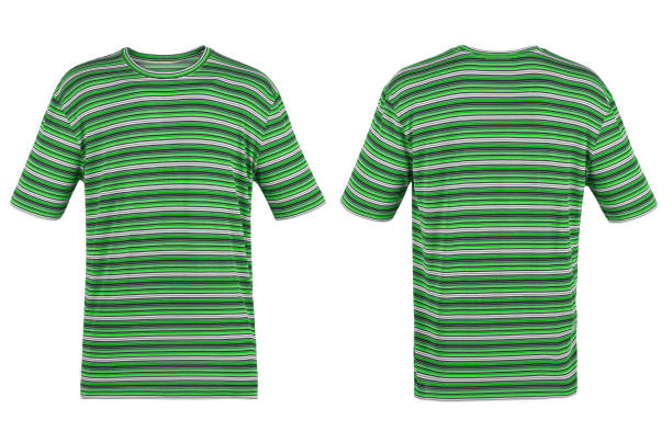 istock green striped t-shirt 1425511412