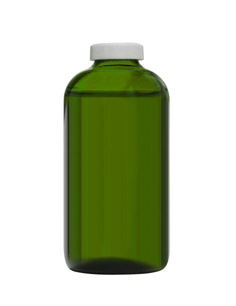 istock Blank packaging glass supplement bottle isolated on white 1425519245